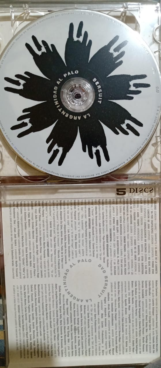 Bersuit – Bersuit. CD y DVD en buen estado. tienda de discos en méxico formato muerto