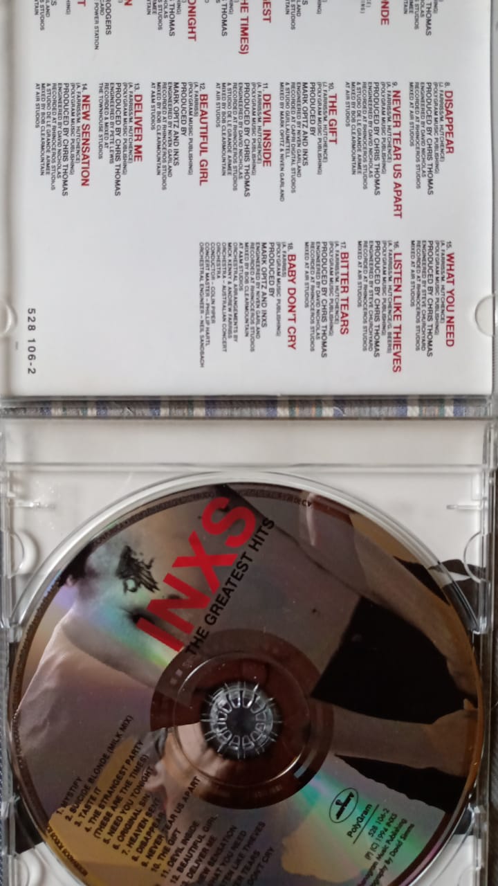 INXS – The Greatest Hits. Cd en buen estado. tienda de discos en méxico formato muerto