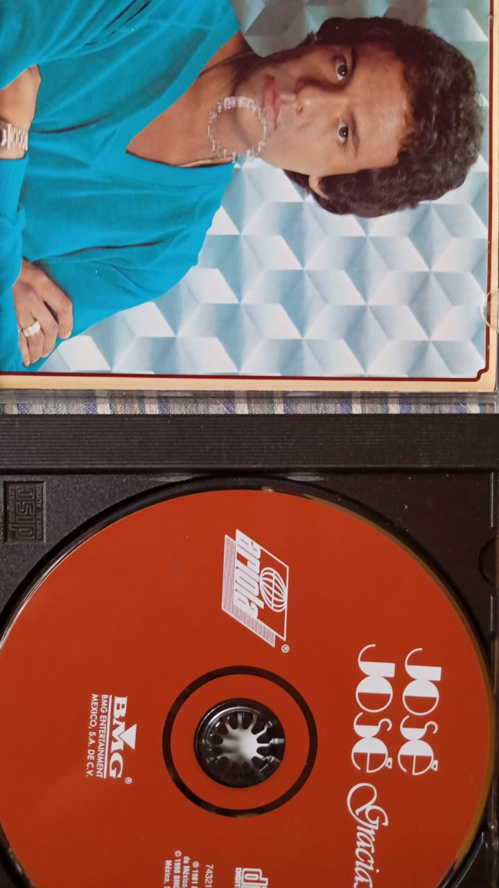 José José – Gracias. Cd. tienda de discos en méxico formato muerto