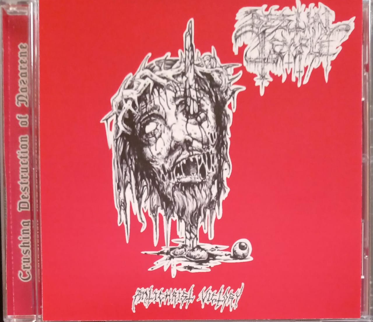 Antichrist Victory de Bestial Temple. Cd excelente estado. tienda de discos en mexico formto muerto