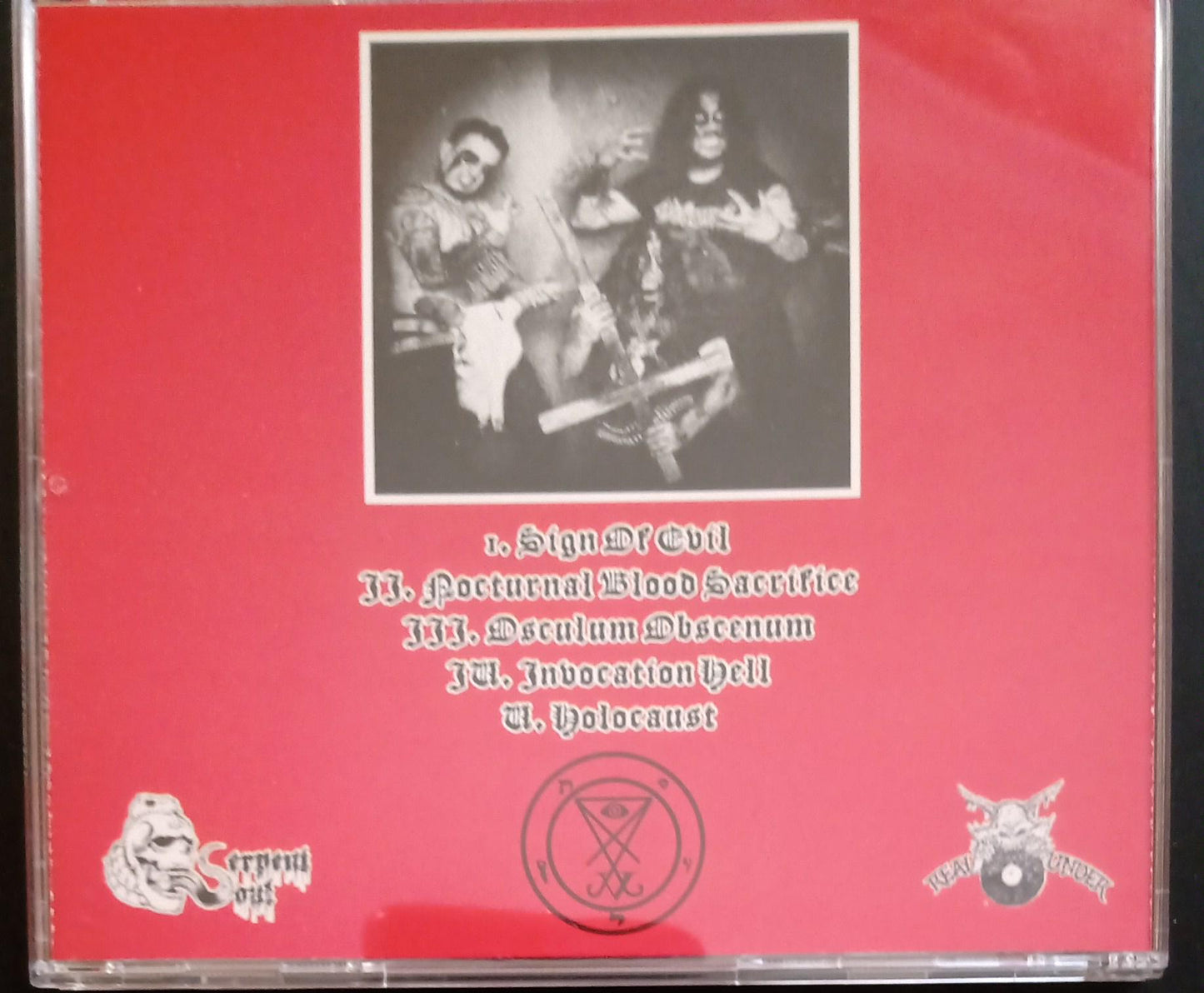 Antichrist Victory de Bestial Temple. Cd excelente estado. tienda de discos en mexico formto muerto