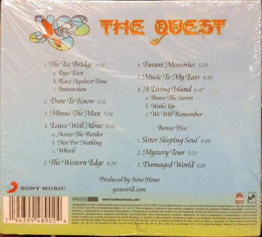 💿 The Quest de Yes — CD doble nuevo. tienda de discos en méxico formato muerto