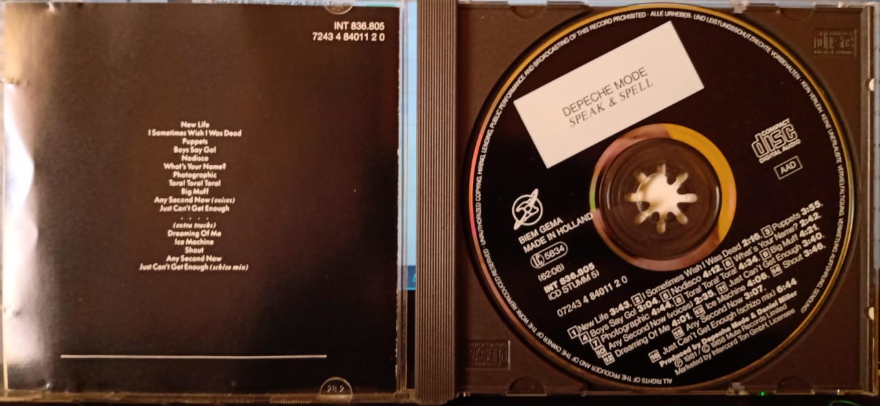 Depeche Mode – Speak & Spell. Cd importado excelente estado. tienda de discos en méxico formato muerto