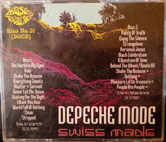 Depeche Mode – Swiss Made. CD doble en buen estado. tienda de discos en méxico formato muerto
