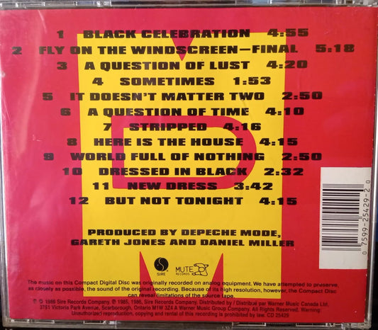 🖤 Depeche Mode – Black Celebration 🖤 Cd importado buen estado. tienda de discso en méxico formato muerto