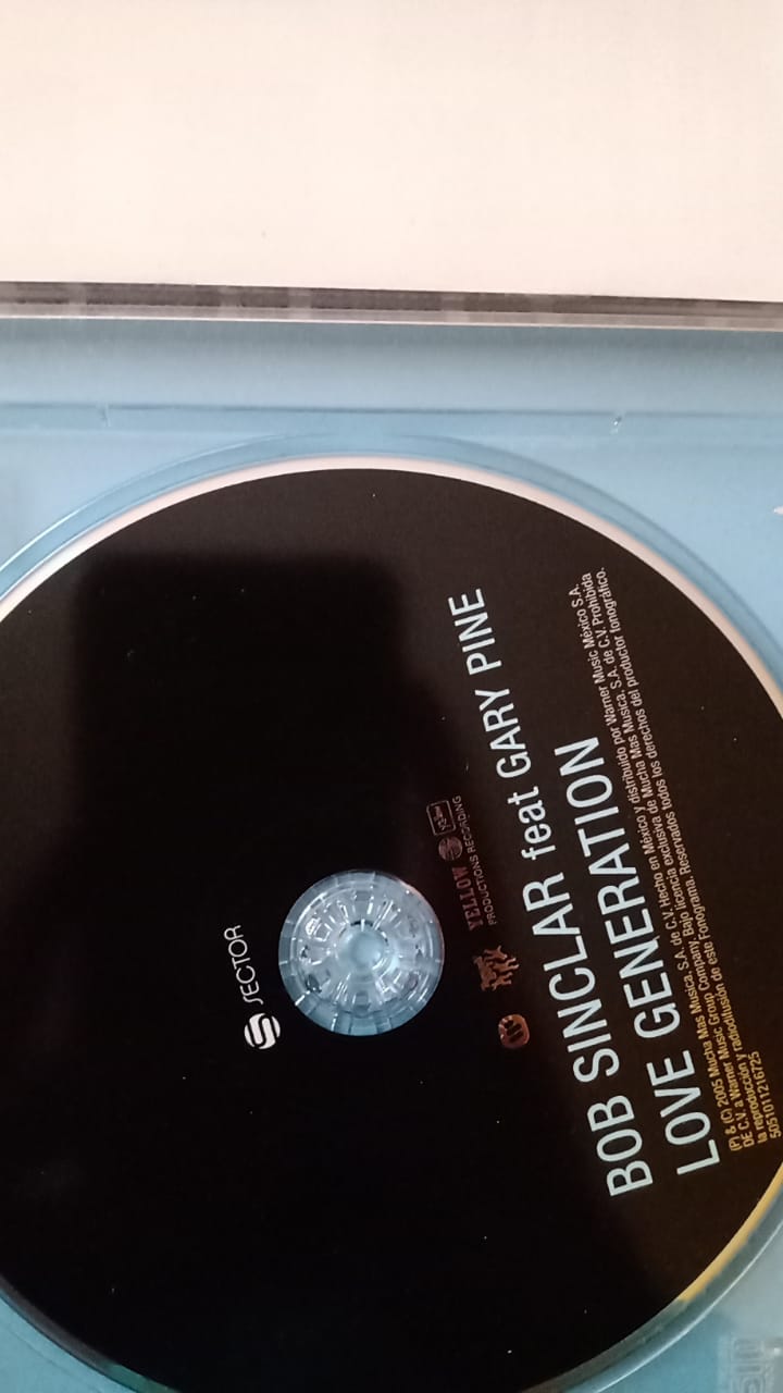 Bob Sinclar – Love Generation. CD en buen estado. tienda de discos en méxico formato muerto