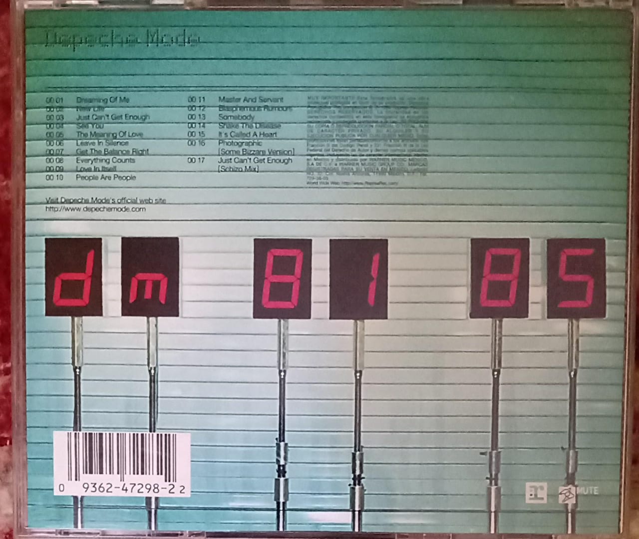 🔥 Depeche Mode – Singles 81–85 🔥 💿 CD nacional en buen estado. tienda de discos en méxico formato muerto