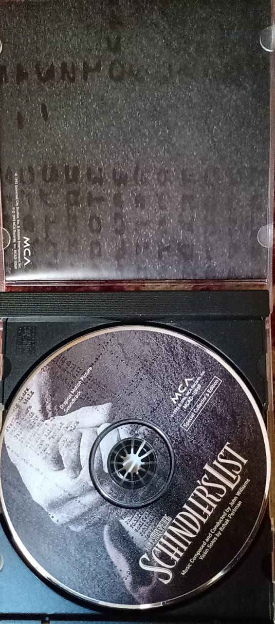 John Williams – Schindler's List (OST Soundtrack). Cd importado buen estado. tienda de discos en méxico formato muerto