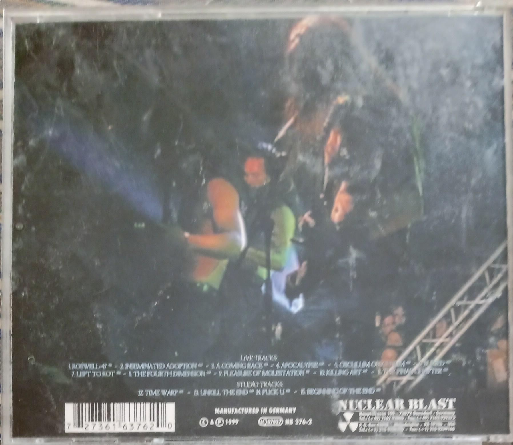 Hypocrisy. Destroys Wacken. CD importado en buen estado ⚡ tienda de discos en méxico formato muerto