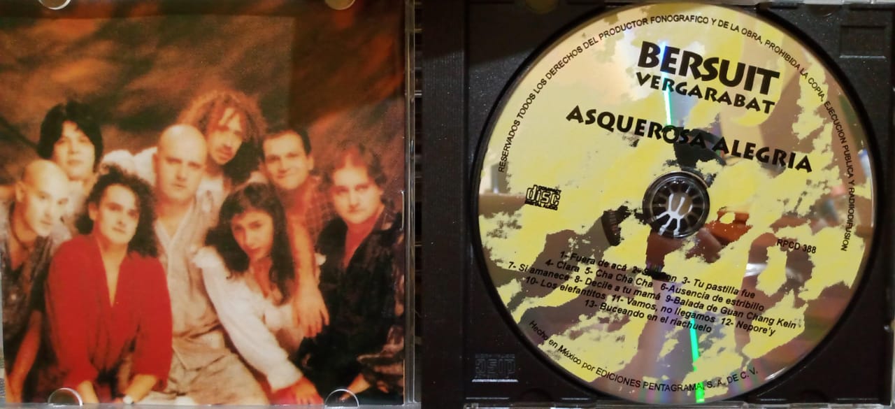 Bersuit Vergarabat – Asquerosa Alegría. Cd nacional. tienda de discos en méxico formato muerto