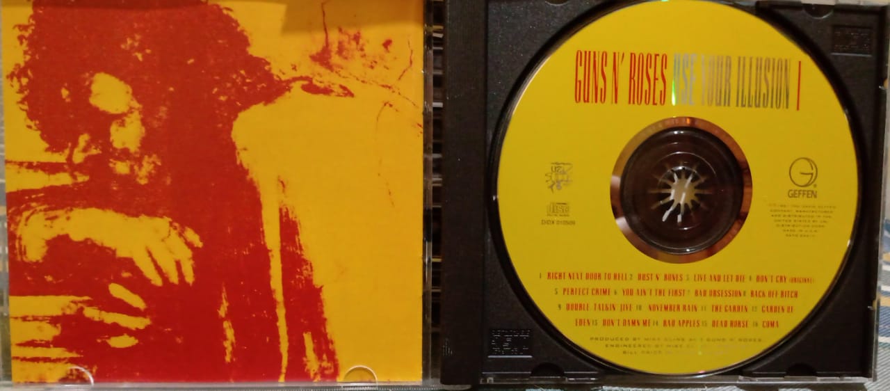 Guns N' Roses – Use Your Illusion I. Cd importado en buen estado. tienda de discos en méxico formato muerto