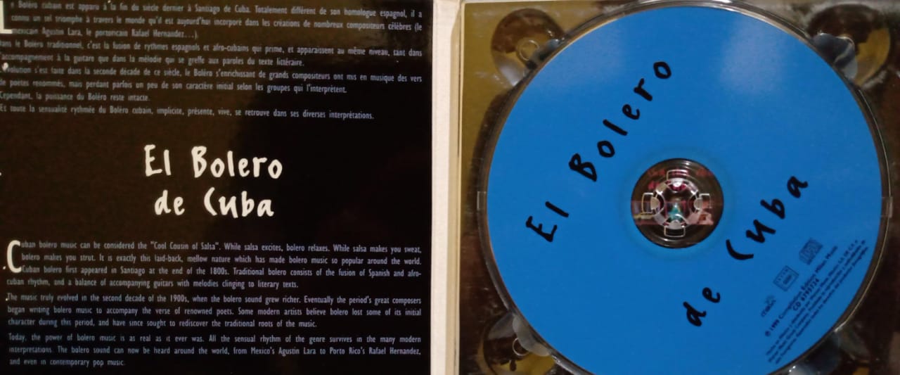 Varios – El Bolero De Cuba. Cd en buen estado. tienda de discos en méxico formato muerto
