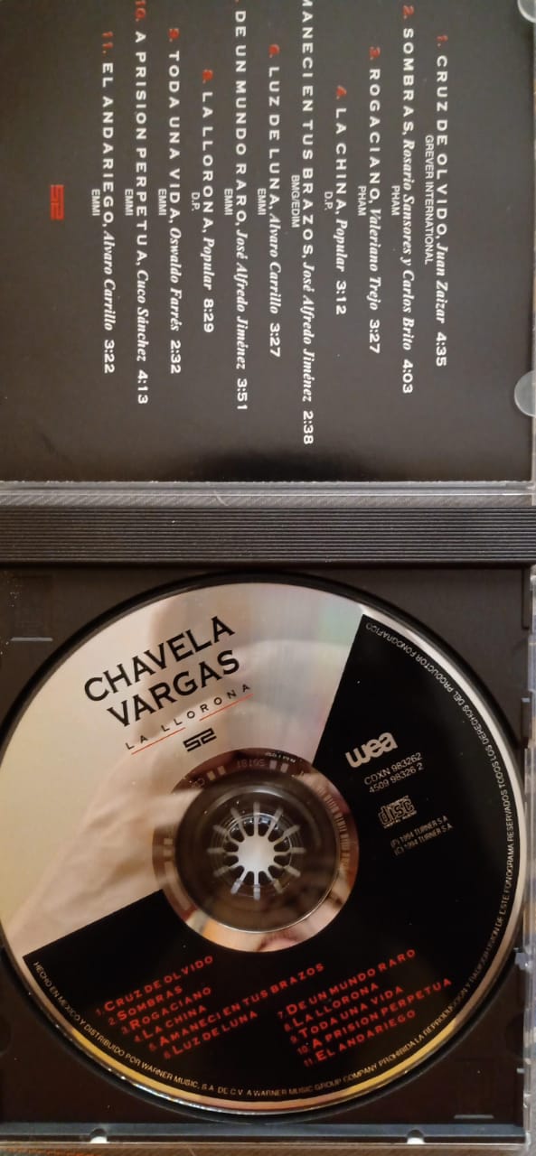 Chavela Vargas – La Llorona. Cd en buen estado. tienda de iscos en méxico formato muerto