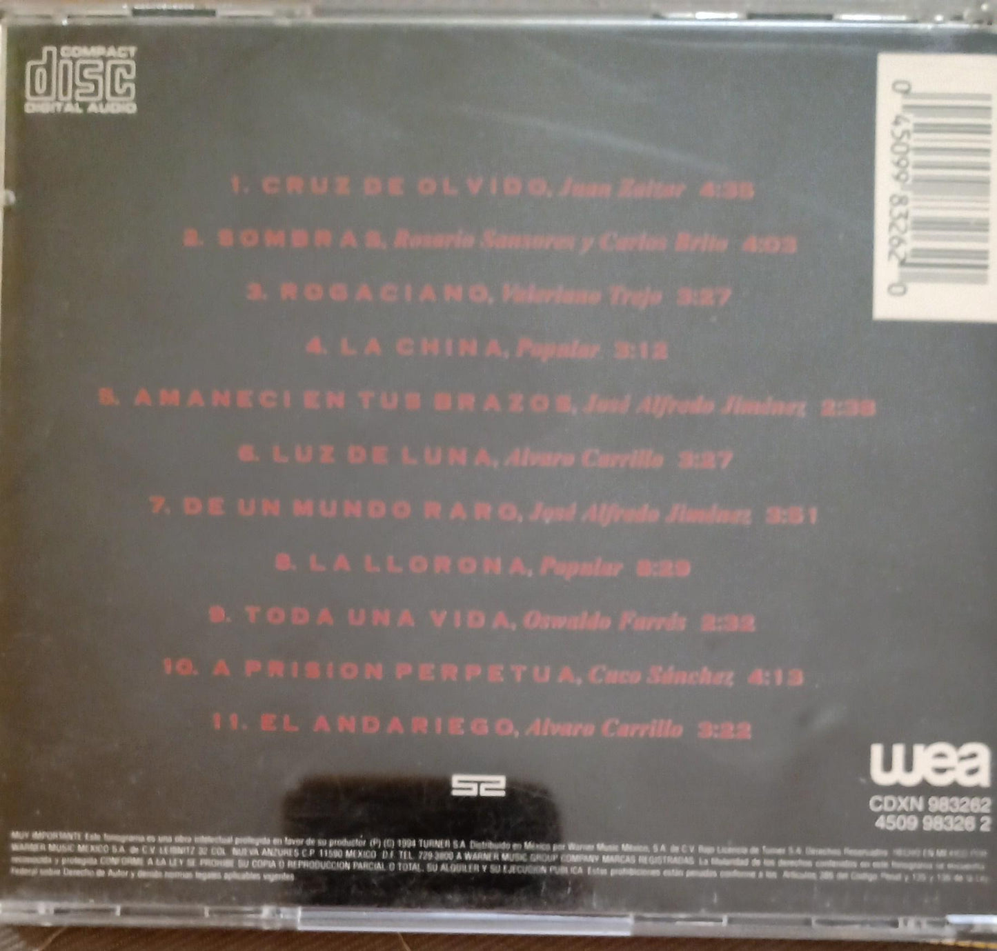 Chavela Vargas – La Llorona. Cd en buen estado. tienda de iscos en méxico formato muerto