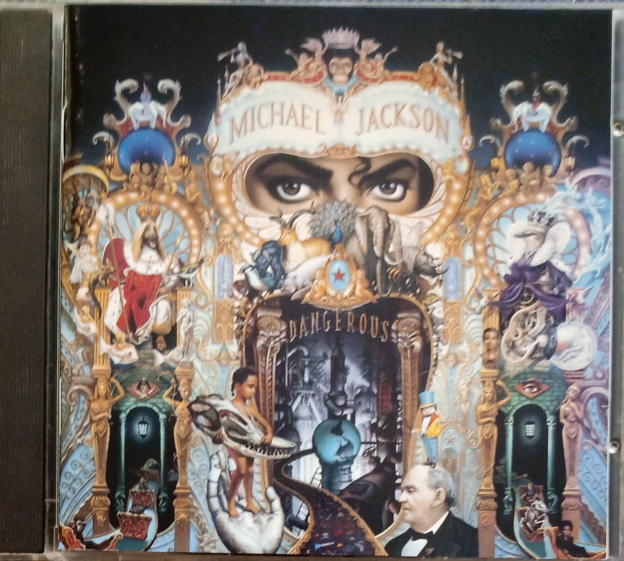 Dangerous de Michael Jackson. CD importado en buen estado 👑 tienda de discos en méxico formato muerto