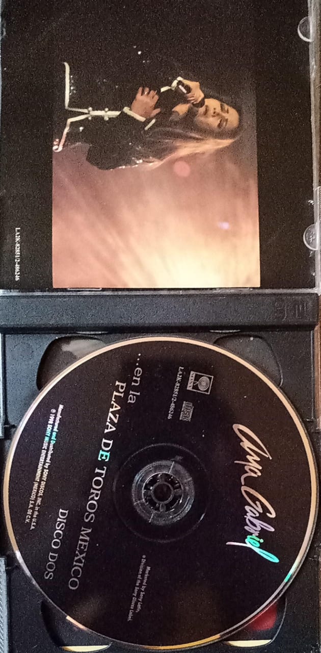 Ana Gabriel – En La Plaza De Toros México. Cd doble en buen estado. tienda de discso en méxico formato muerto