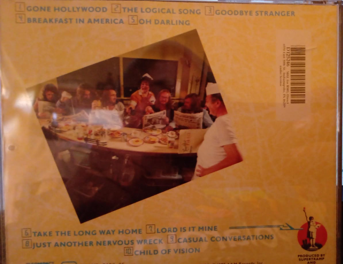 🥣 Supertramp – Breakfast In America 🥣. Cd importado. tienda de discso en méxico formato muerto