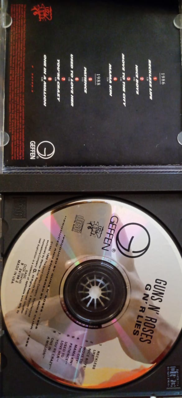 Guns N' Roses. G N' R Lies. Cd importado 1ra edición. tienda de discso en méxico formato muerto