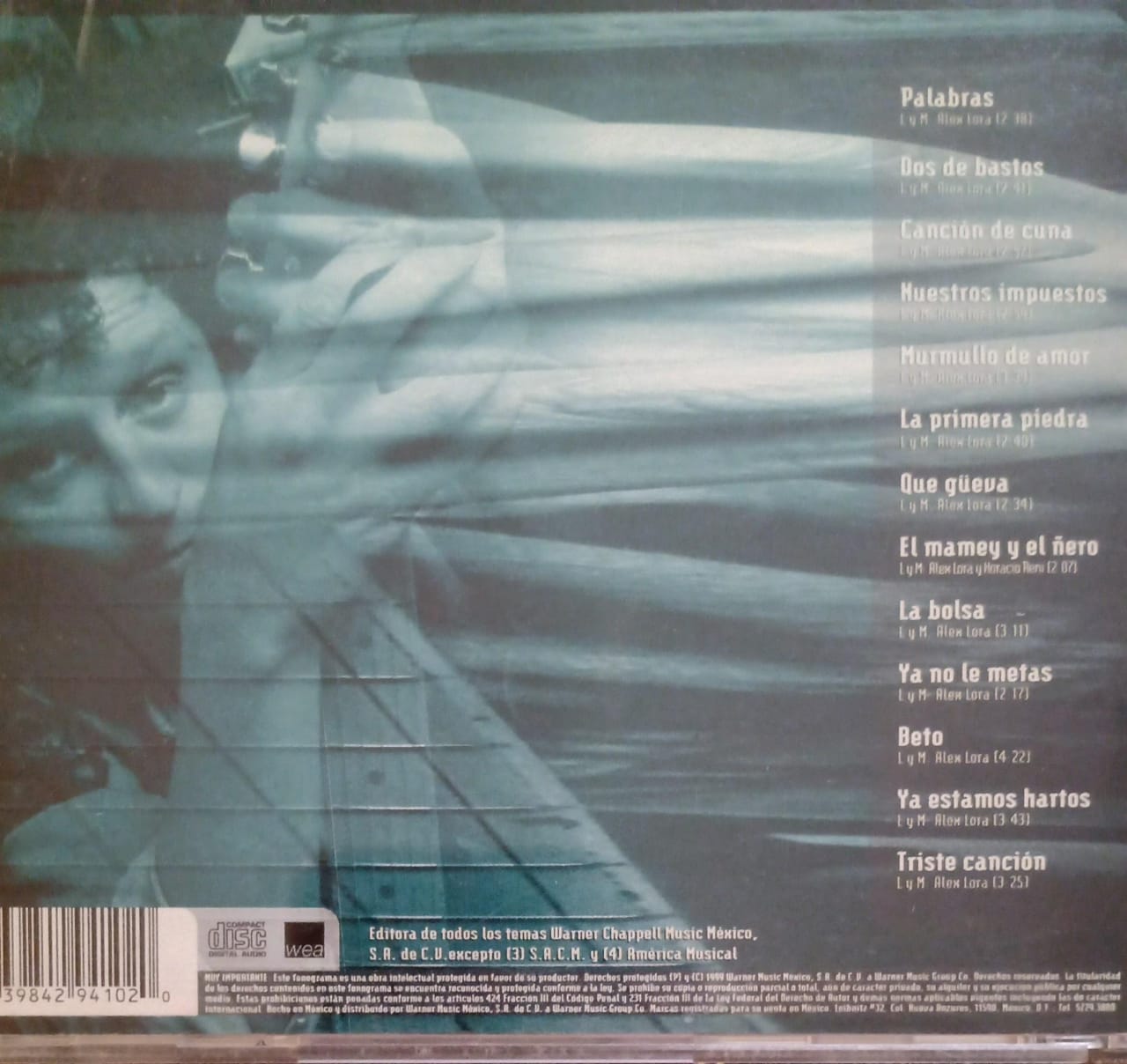 Alex Lora – Lora Su Lira Y Sus Rolas. Cd en buen estado. tienda de discos en méxico formato muerto