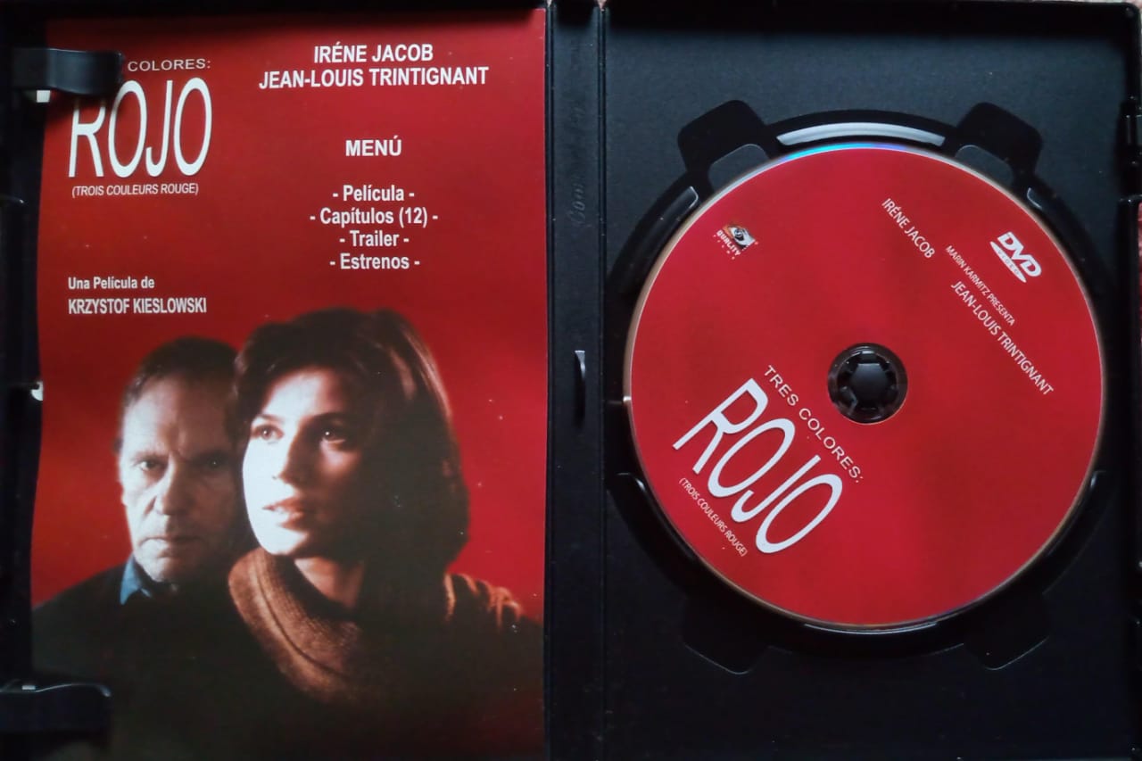 Tres Colores: Rojo. Krzysztof Kieslowski. Dvd. tienda de disos en méxico formato muerto