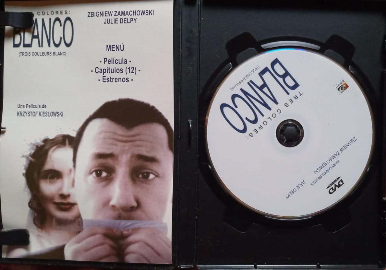 Tres Colores: Blanco. Dvd. Kieslowski. tienda de discos en méxico formato muerto