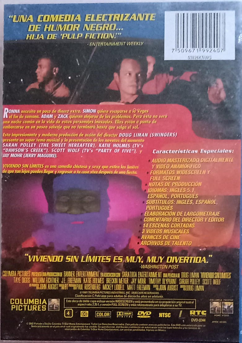 Go. Viviendo sin límites. DVD. tienda de discos en méxico formato muerto