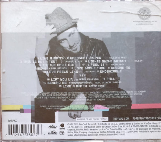TobyMac – This Is Not A Test. CD. tienda de discos en méxico formato muerto