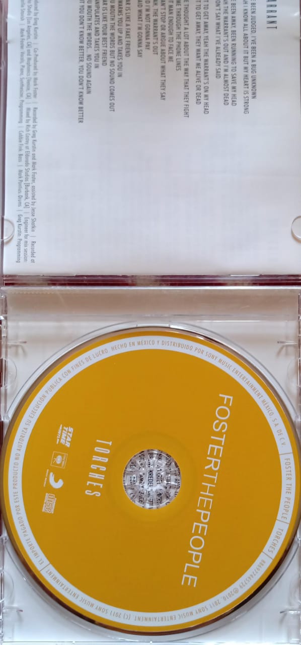 ✨ Foster the People – Torches ✨. Cd en buen estado. tienda de discos en méxico formato muerto