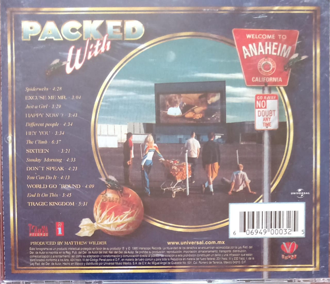 👑 No Doubt – Tragic Kingdom 👑  CD nacional en buen estado. tienda de discos en méxico formato muerto