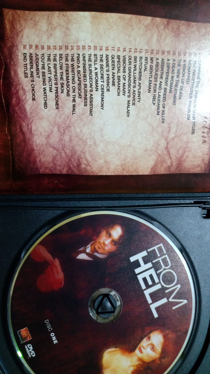 🎬 From Hell. DVD doble. tienda de discos en méxico formato muerto