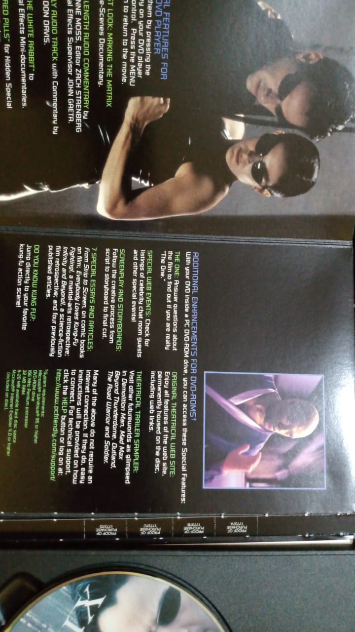 🎬 The Matrix. DVD importado. tienda de discos en méxico formato muerto