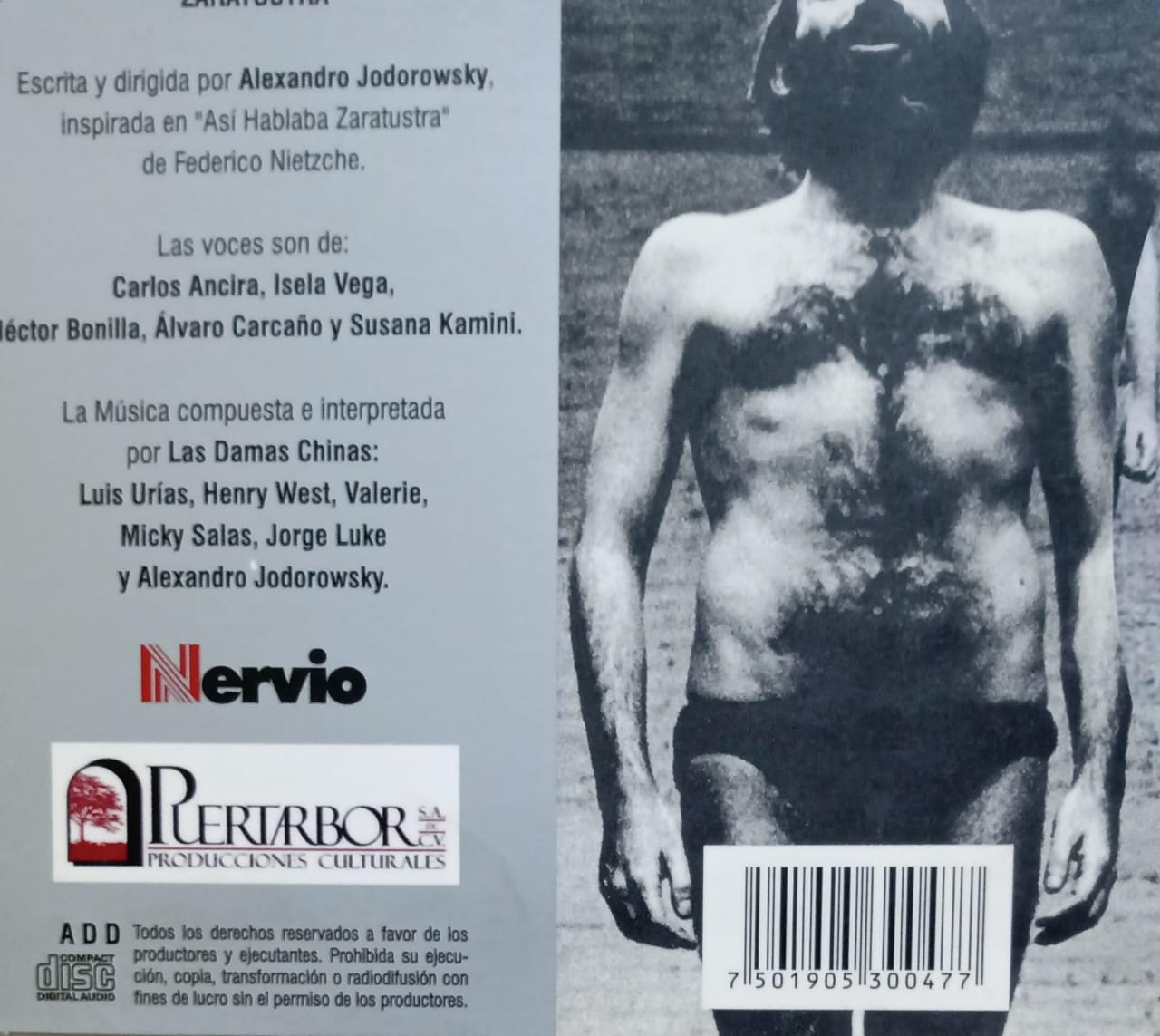 Alexandro Jodorowsky. Las Damas Chinas – Zaratustra. Cd excelente estado. tienda de discso en méxico formato muerto