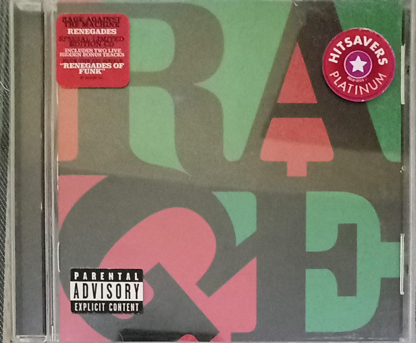 Rage Against The Machine – Renegades. Cd importado excelente estado. tienda de discso en méxico formato muerto