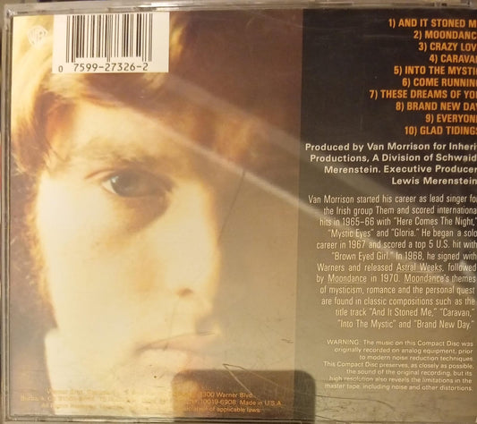 Van Morrison – Moondance (CD importado) tienda de discos en méxico formato muerto