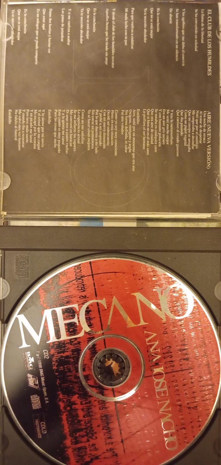 Mecano – Ana Jose Nacho. Cd en buen estado. tienda de discos en méxico formato muerto