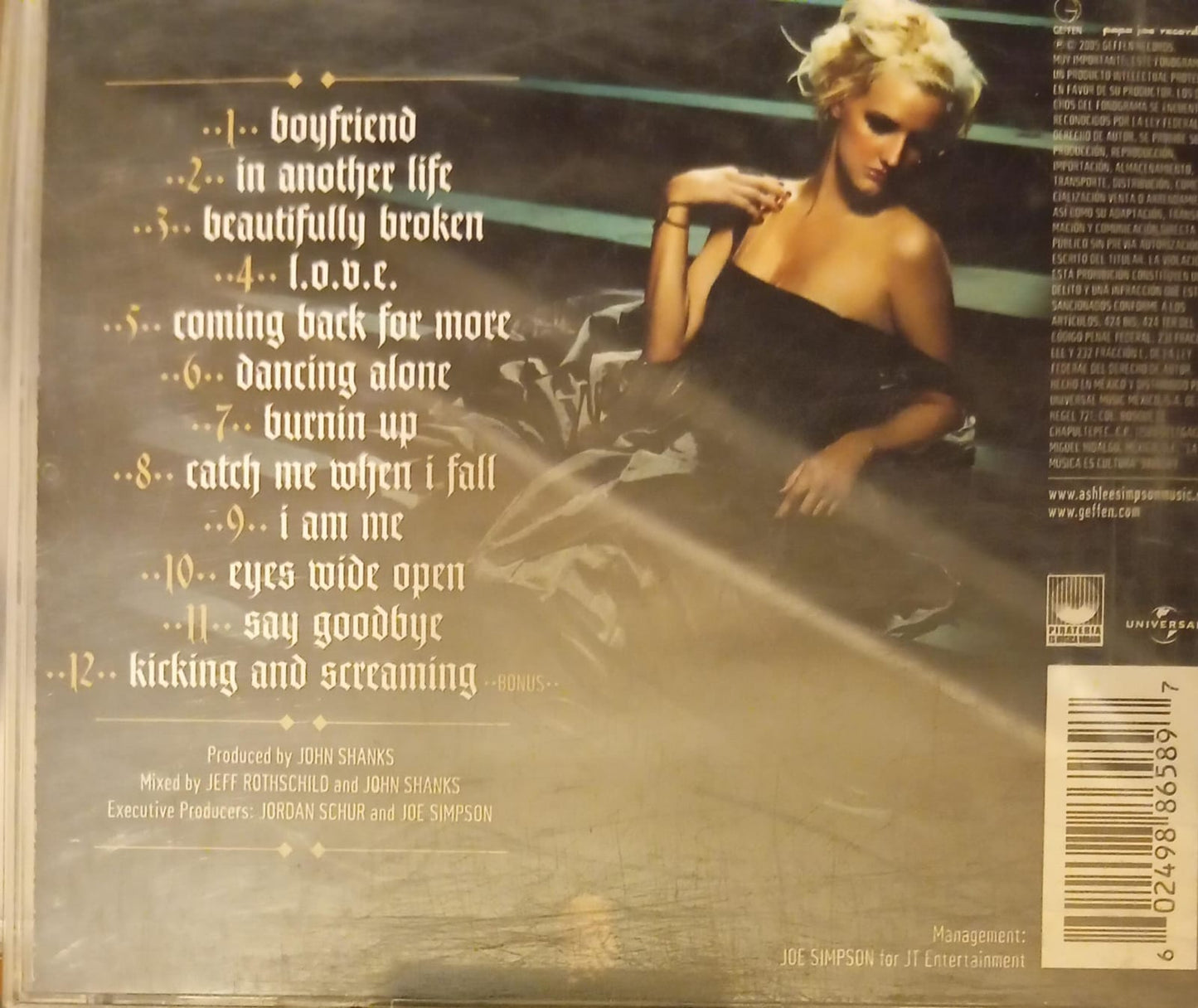 Ashlee Simpson – I Am Me (CD nacional) tienda de discos en méxico formato muerto