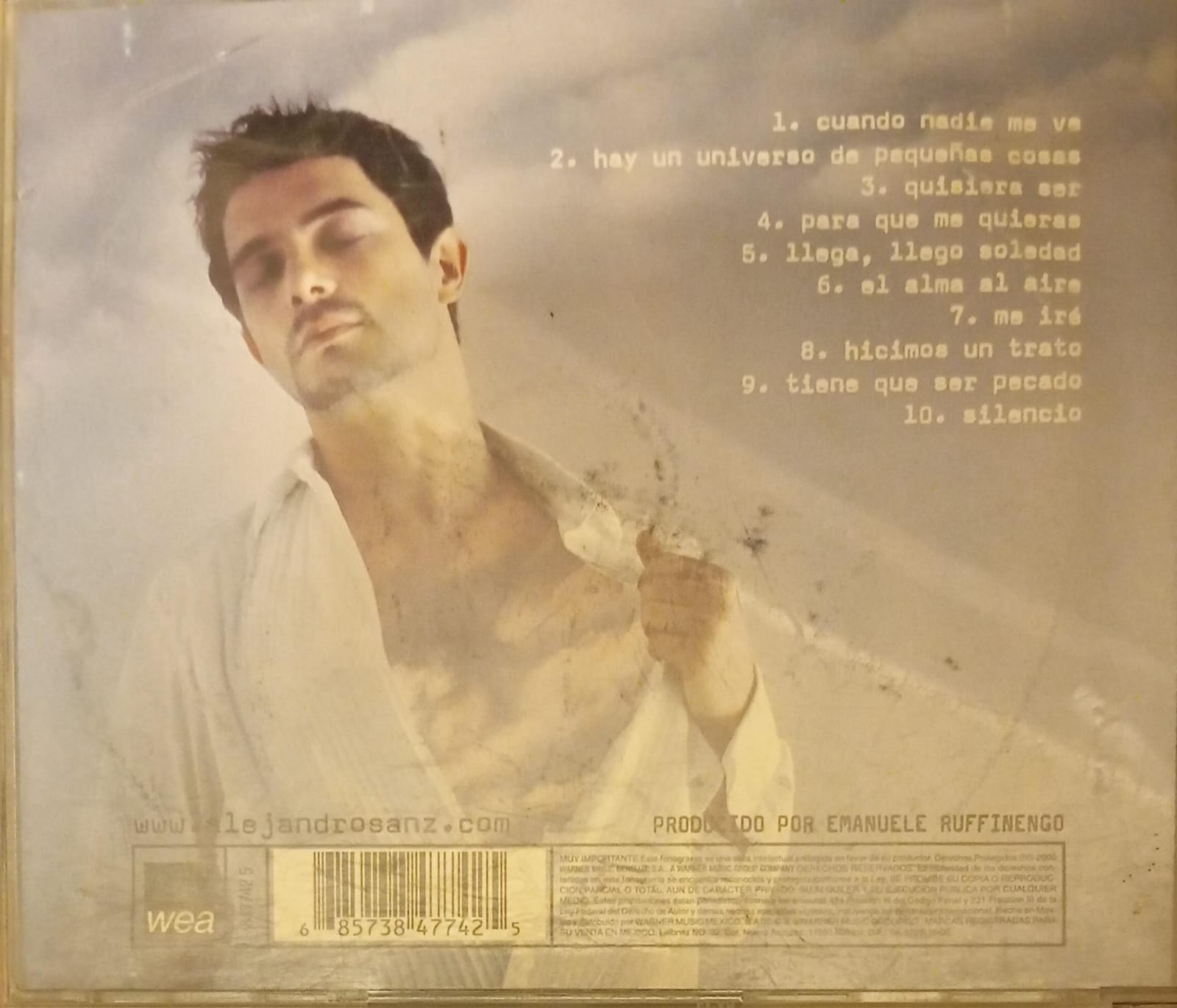 Alejandro Sanz – El Alma Al Aire. Cd. tienda de discos en méxico formato muerto