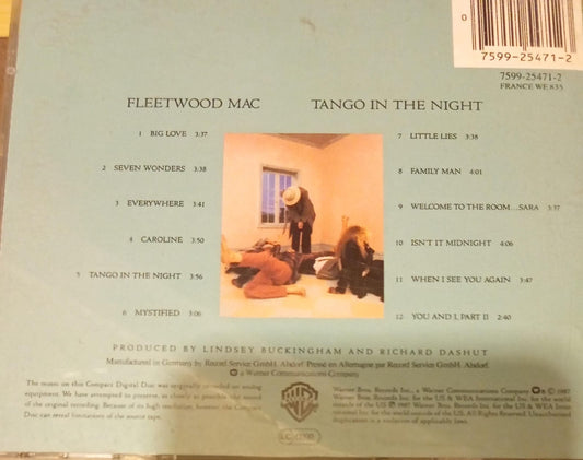  Fleetwood Mac – Tango in the Night (CD)  tienda de discos en méxico formato muerto