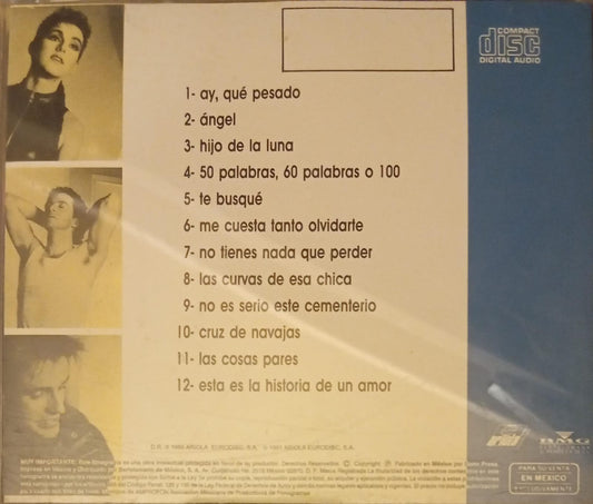 Mecano – Entre El Cielo Y El Suelo. Cd tienda de discos e méxico formato muerto