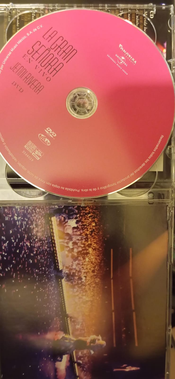 Jenni Rivera – La Gran Señora En Vivo. Cd, DVD. tienda de discos en méxico formato muerto