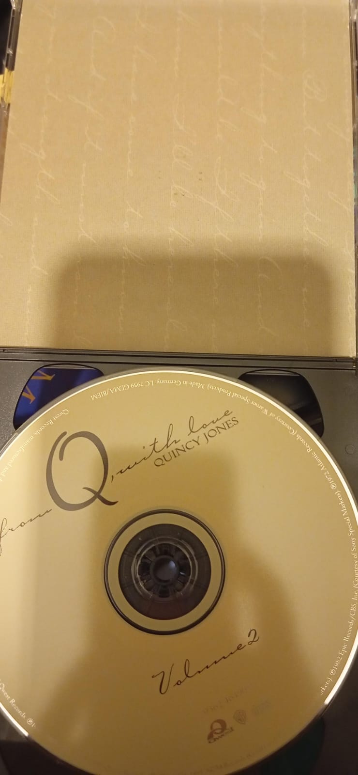 Quincy Jones – From Q, With Love. Cd doble. tienda de discos en méxico formato muerto