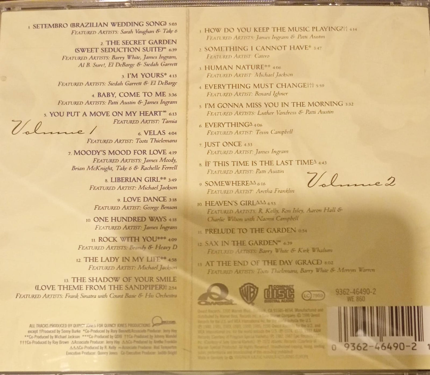 Quincy Jones – From Q, With Love. Cd doble. tienda de discos en méxico formato muerto