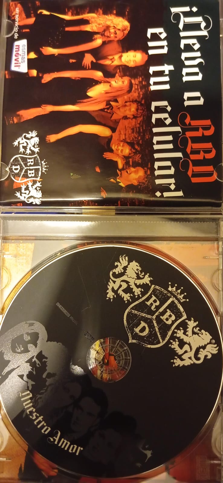 RBD – Nuestro Amor. Cd. tienda de discos en mxico formato muerto