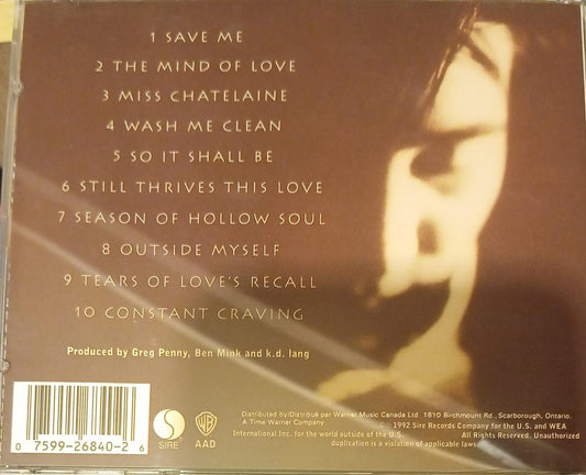  k.d. lang – Ingénue (CD importado).  tienda de discos en méxico formato muerto