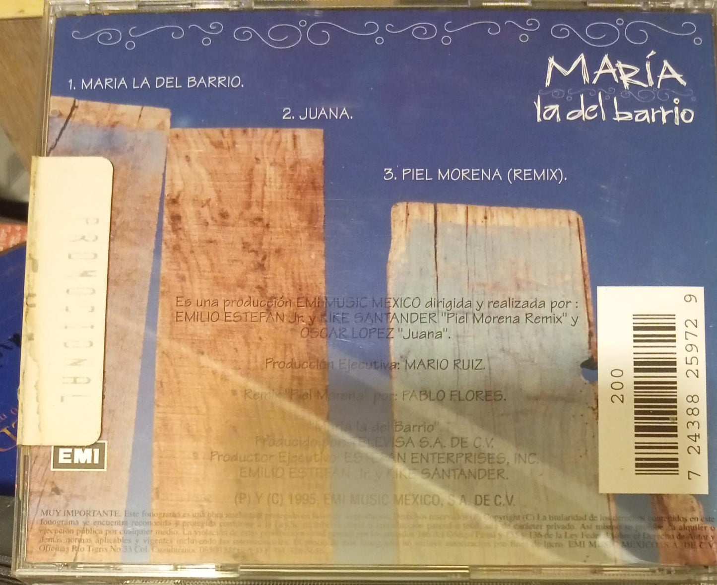 Thalia – María La Del Barrio. Cd. tienda de discos en méxico formato muerto