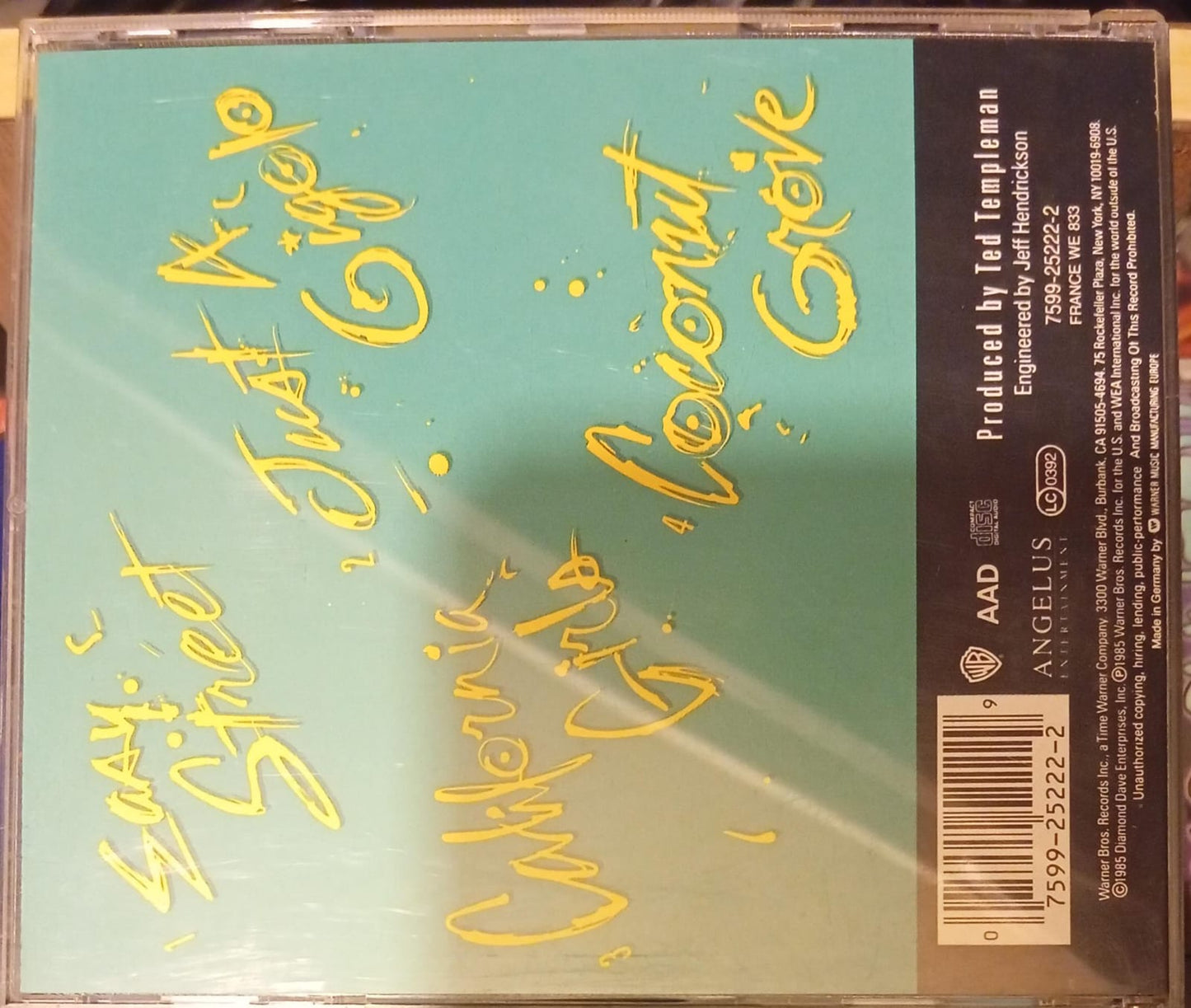 David Lee Roth – Crazy from the Heat (CD importado). tienda de discos en méxico formato muerto