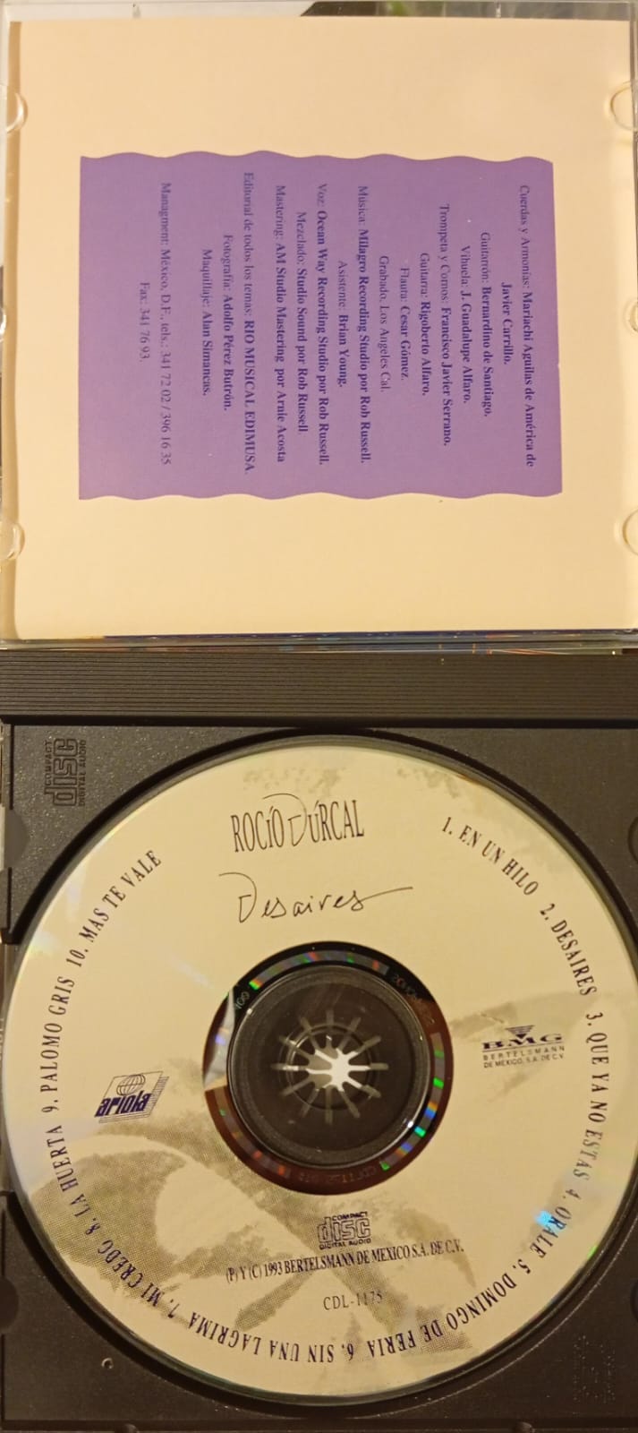 Rocío Dúrcal – Desaires. Cd en buen estado. tienda de discos en méxico formato muerto