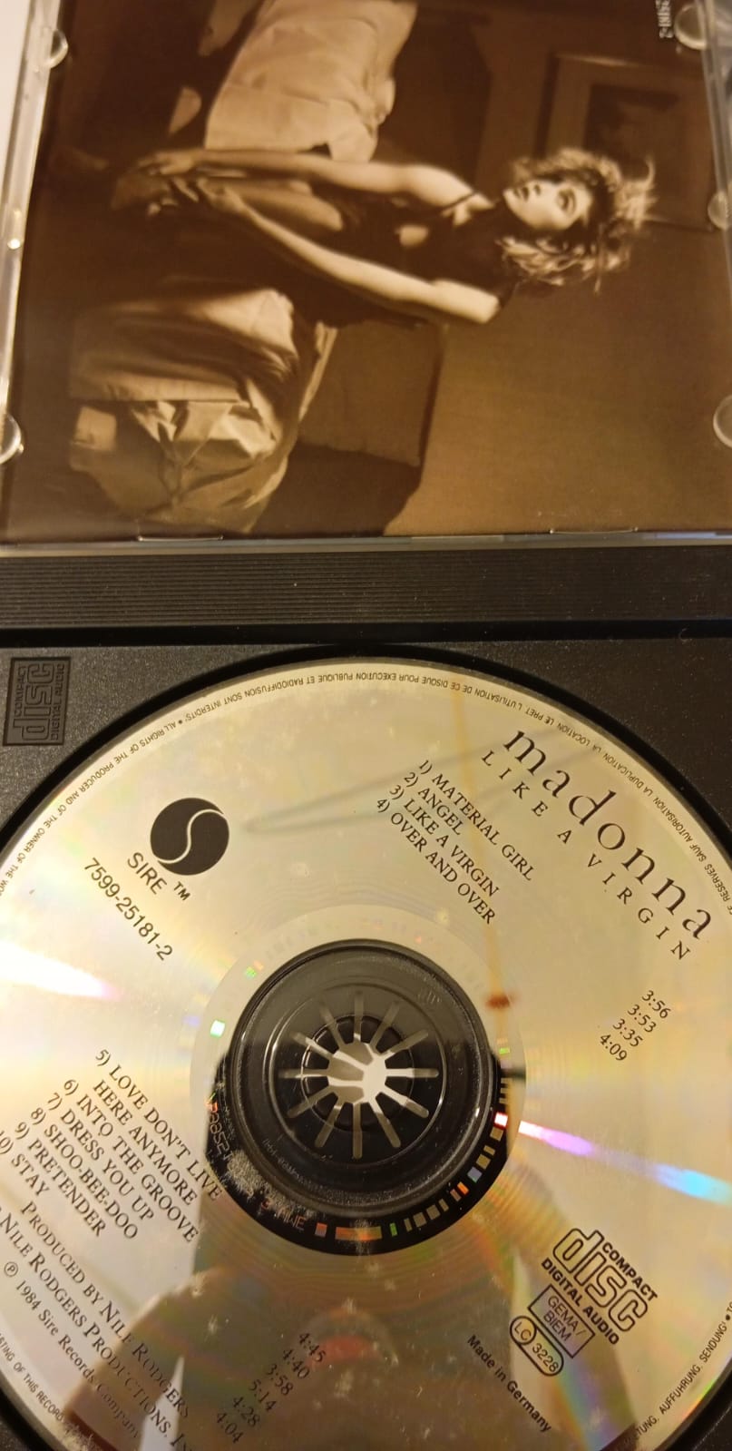 Madonna – Like a Virgin (CD Importado) | Buen Estado. tienda de discos en méxico formato muerto
