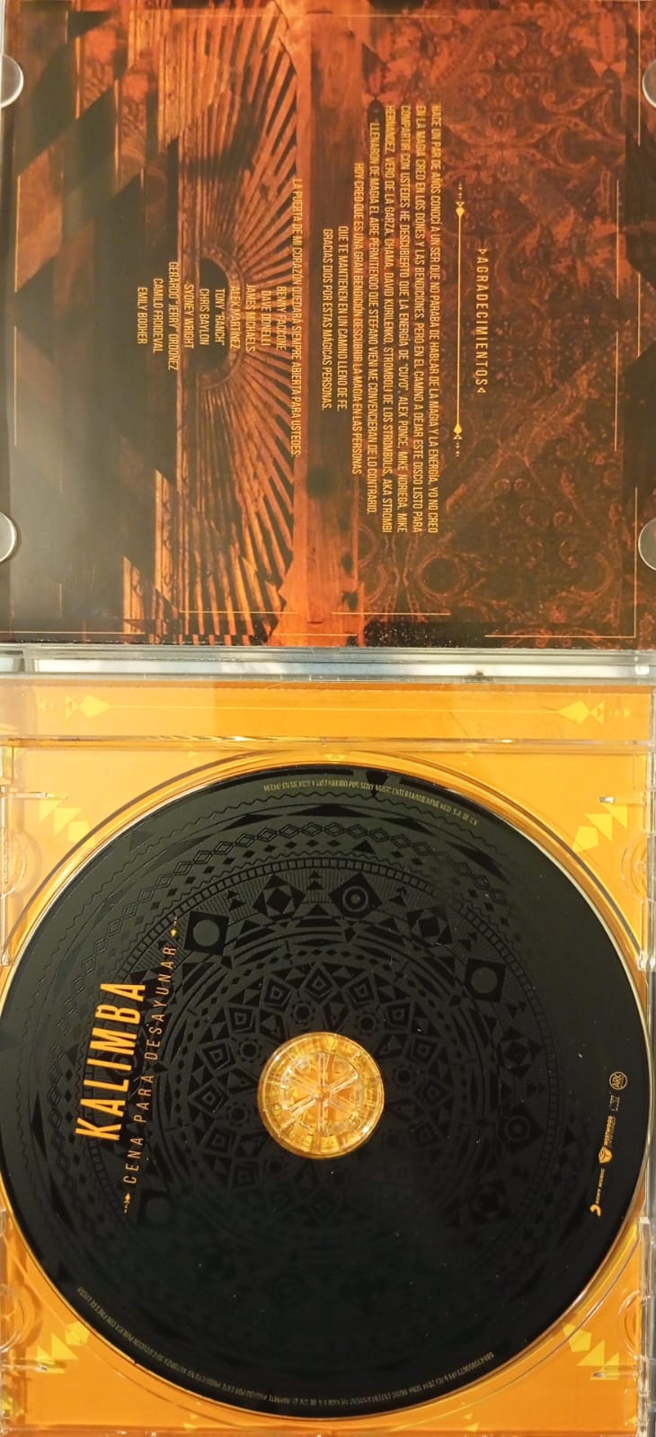 Kalimba – Cena Para Desayunar. Cd en buen estado. tienda de discos en méxico formato muerto