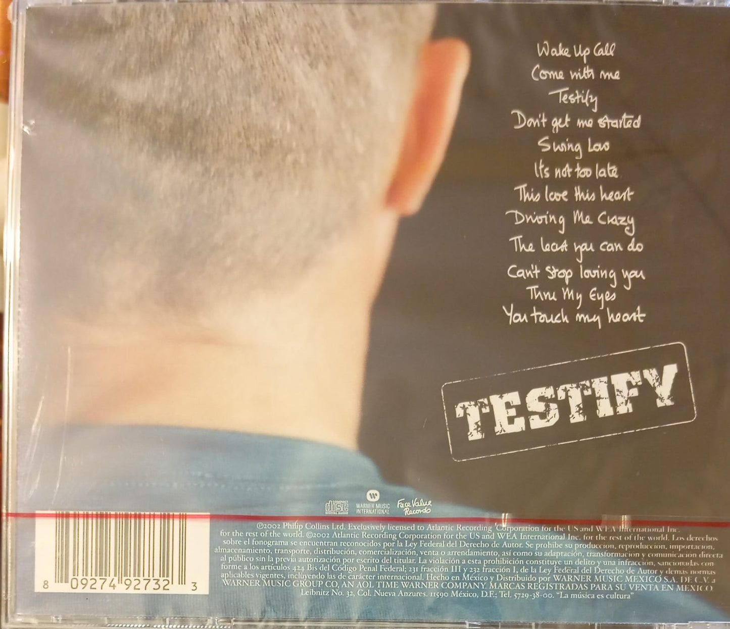 Phil Collins – Testify (CD Nacional Nuevo). tienda de discos en méxico formato muerto